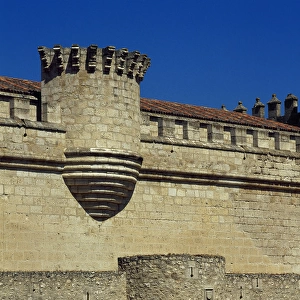 Spain. uellar. The Castle of the Dukes of Alburquerque or