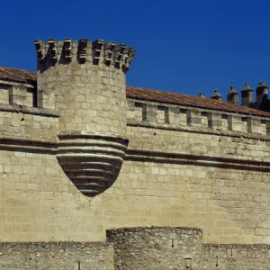 Spain. uellar. The Castle of the Dukes of Alburquerque or