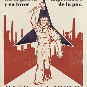 Spanish Civil War (1936-1939). Paso a la Mujer!