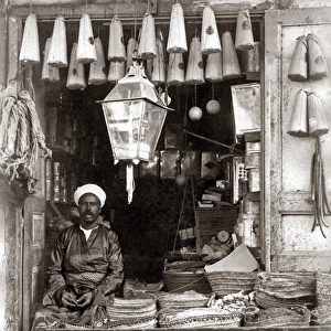 Spcie store, Cairo, circa 1880s