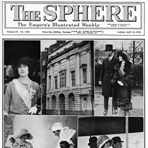 The Sphere front cover, birth of Princess Elizabeth
