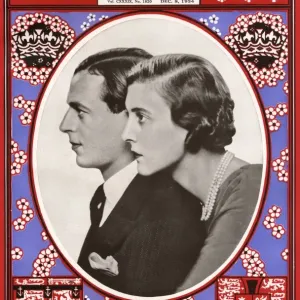 1934 Royal Wedding Print of The Sphere Front Cover 1934 Royal Wedding Print of The Sphere Front Cover