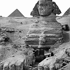 Sphinx and pyramids, Egypt