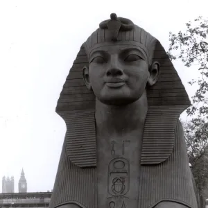 Sphinx - Thames Embankment - Base of Cleopatras Needle