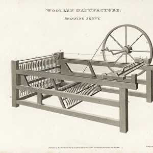 Spinning Jenny, multi-spindle spinning, 18th century
