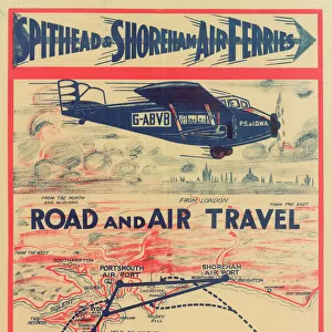 Spithead & Shoreham Air Ferries Poster