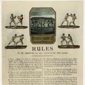 Sport / Boxing / Rules / 1743