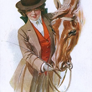Sporting Gal and her winning racehorse