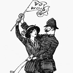 The spread of the tango: the arrest of a militant suffragette
