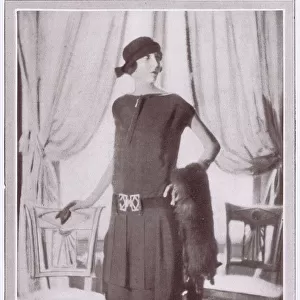 A spring dress from Lucien Lelong, Paris, 1925
