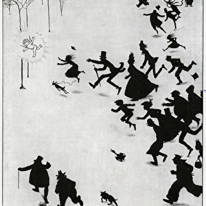 In the Spring a Young mans Fancy by Heath Robinson