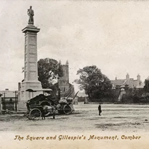 The Square and Gillespies Monument, Comber, Co Down
