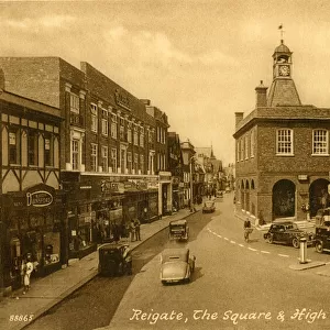 Square and High Street, Reigate, Surrey