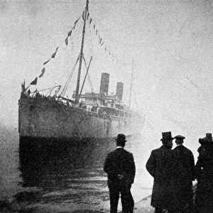 SS Norman arriving at Southampton, 1903