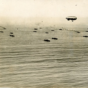SSZero escorts a convoy in 1918