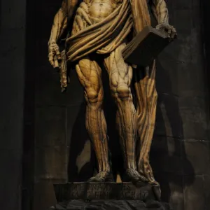 St Bartholomew Flayed (1562) by Marco d Agrate (c. 1504 A?i