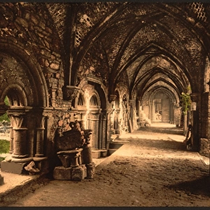 St. Bavon Abbey, the cloister, Ghent, Belgium