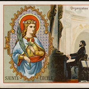 St Cecilia / Liebig Card