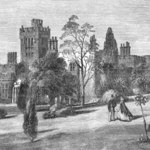 Print of St Clare, Isle of Wight Mansion Print of St Clare, Isle of Wight Mansion