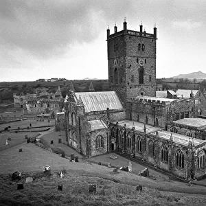 St Davids Cathedral, Pembrokeshire, South Wales