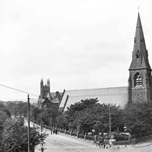 St Jamess Church and Cliftonville Road, Belfast