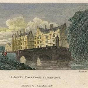 St Johns College, Cambridge, 1825