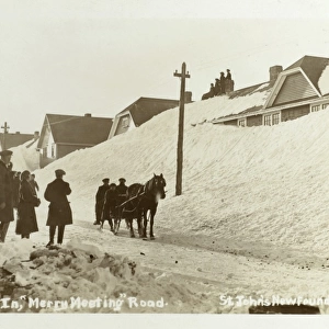 St. Johns - Newfoundland - Houses Snowed in