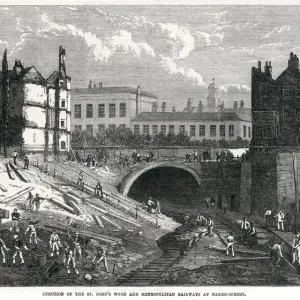 St Johns Wood and Metropolitan railways 1868 St Johns Wood and Metropolitan railways 1868