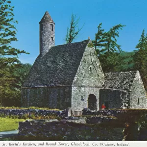 St Kevins Kitchen and Round Tower Glendalough, Co Wicklow