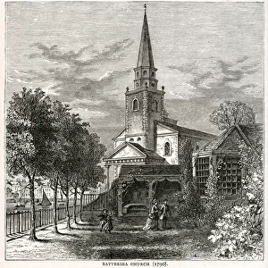 St Marys Church, Battersea 1790