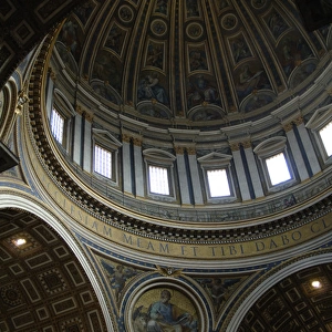 St. Peters Basilica. Dome built by Giacomo della Porta (154
