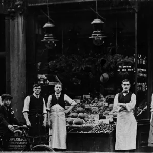 Staff of Fowlers, 56 Marylebone Lane, London