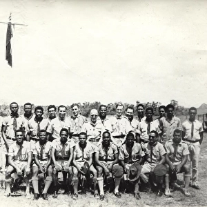 Staff and trainees of first Part II course, British Honduras