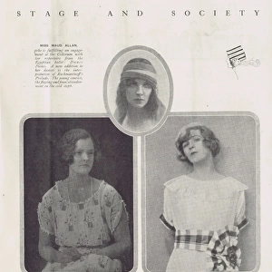 Stage and society, London, 1921