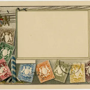 Stamp Card produced by Ottmar Zeihar - Bavaria, Germany