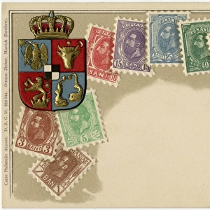 Stamp Card produced by Ottmar Zeihar - Romania