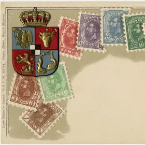 Stamp Card produced by Ottmar Zeihar - Romania