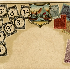 Stamp Card produced by Ottmar Zeihar - Trinidad