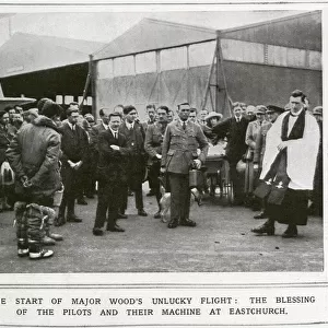 Start of Major Woods Unlucky Flight - Receiving a blessing