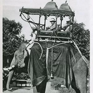 The State Elephant of H H Gaekwar of Baroda, India