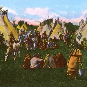 State of Oklahoma, USA - Osage Indian Village