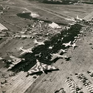 The static park at the Farnborough Air Show