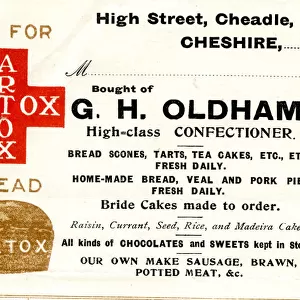 Stationery, G H Oldham, Artox Bread and Flour