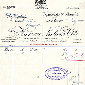 Stationery, Harvey Nichols & Co Ltd, London