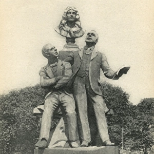 Statue of the Coquelin Brothers - Boulogne-sur-Mer, France