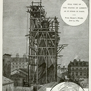 Statue of Liberty being made in Paris 1884