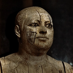 Statue of Sheikh el-Balad representing Ka-aper. Old Kingdom