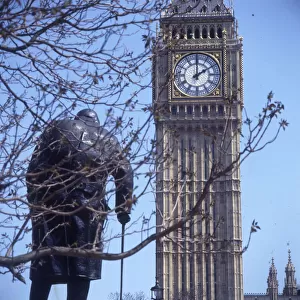 Statue of Winston Churchill - Parliament Square