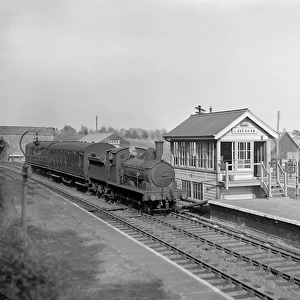 Steam locomotive near Lavenham, Suffolk