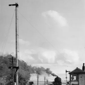 Steam locomotive at Scout Green, near Tebay, Cumbria